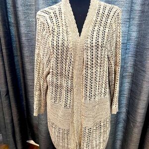 Cato cardigan tan. Worn once